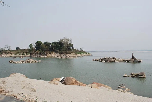 Umatumoni island in the Brahmaputra